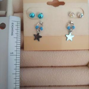 Set of 3 Matching Earrings